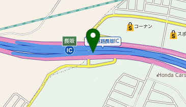 第二神明北線 長坂IC 下り 出口の地図画像