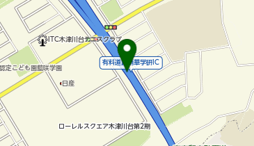 京奈和自動車道 精華学研IC 上り 出口の地図画像