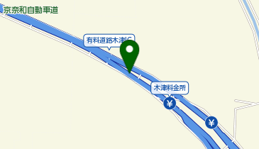 京奈和自動車道 木津IC 上り 入口の地図画像
