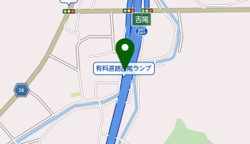 六甲北有料道路 吉尾 下り 出口の地図画像