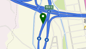 中国自動車道 西宮北IC 下り 入口の地図画像