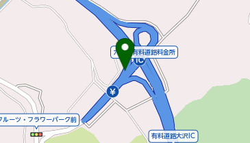 六甲北有料道路 大沢IC 下り 入口の地図画像