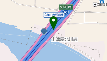 第二京阪道路 久御山南IC 下り 入口の地図画像