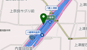 第二京阪道路 八幡東IC 上り 入口の地図画像