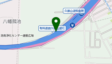 京滋バイパス 久御山淀IC 上り 出口の地図画像