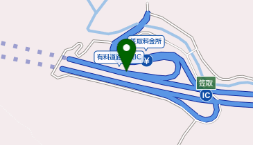 京滋バイパス 笠取IC 上り 出口の地図画像