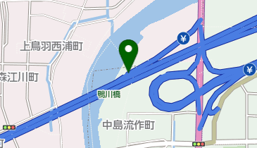 名神高速道路 京都南IC 上り 出口2の地図画像