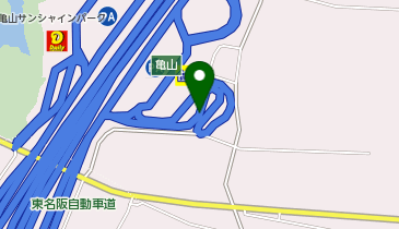 東名阪自動車道 亀山PAスマートIC 下り 入口の地図画像