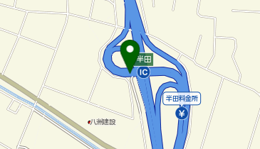 知多半島道路 半田IC 上り 入口の地図画像