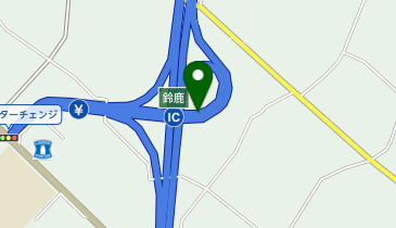 東名阪自動車道 鈴鹿IC 下り 入口の地図画像