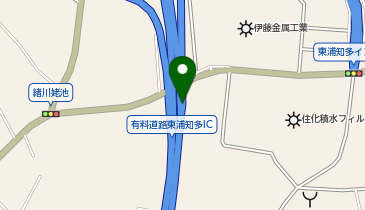 知多半島道路 東浦知多IC 下り 入口の地図画像