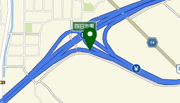 東名阪自動車道 四日市東IC 下り 入口の地図画像