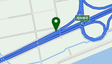 伊勢湾岸自動車道 湾岸桑名IC 上り 出口の地図画像