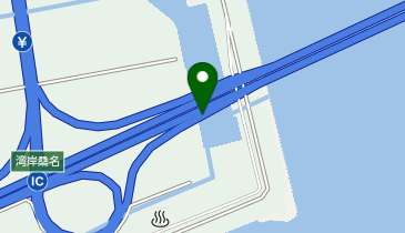 伊勢湾岸自動車道 湾岸桑名IC 下り 出口の地図画像