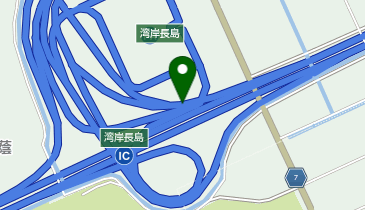 伊勢湾岸自動車道 湾岸長島IC 上り 入口の地図画像