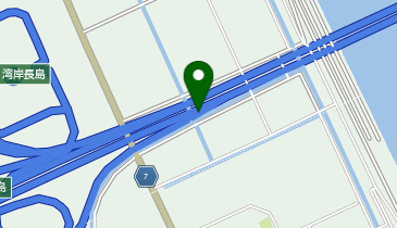 伊勢湾岸自動車道 湾岸長島IC 下り 出口の地図画像