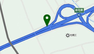 東名阪自動車道 桑名東IC 上り 出口の地図画像