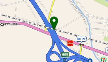 北陸自動車道 米原IC 上り 出口の地図画像