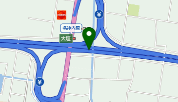 名神高速道路 大垣IC 下り 出口の地図画像