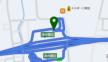 東名高速道路 遠州豊田スマートIC 上り 出口の地図画像