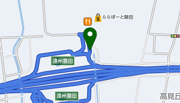 東名高速道路 遠州豊田スマートIC 上り 入口の地図画像