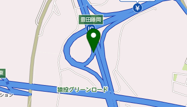 東海環状自動車道 豊田藤岡IC 内回り 入口の地図画像