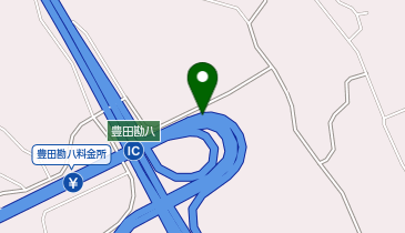 東海環状自動車道 豊田勘八IC 外回り 入口の地図画像