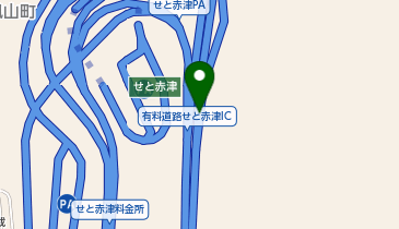 東海環状自動車道 せと赤津IC 外回り 入口の地図画像