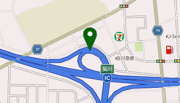 東名高速道路 菊川IC 上り 入口の地図画像