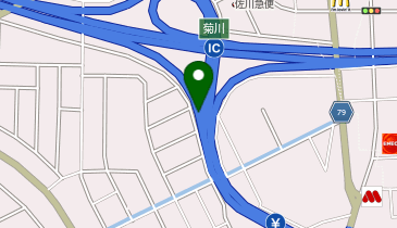 東名高速道路 菊川IC 下り 入口の地図画像