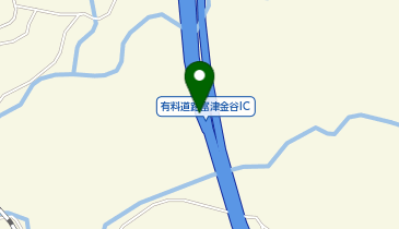 富津館山道路 富津金谷IC 上り 出口の地図画像