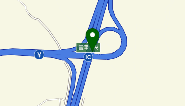 館山自動車道 富津中央IC 下り 入口の地図画像