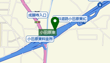 小田原厚木道路 小田原東IC 上り 入口の地図画像