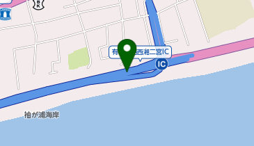 西湘バイパス 西湘二宮IC 下り 入口2の地図画像