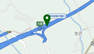 小田原厚木道路 大磯IC 下り 出口の地図画像