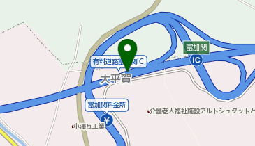 東海環状自動車道 富加関IC 外回り 出口の地図画像