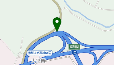 東海環状自動車道 富加関IC 外回り 入口の地図画像