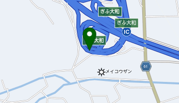 東海北陸自動車道 ぎふ大和IC 下り 入口の地図画像