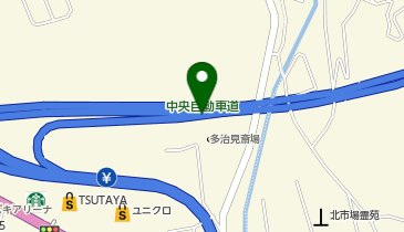 中央自動車道 多治見IC 下り 出口の地図画像