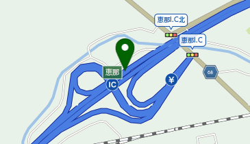 中央自動車道 恵那IC 上り 入口の地図画像