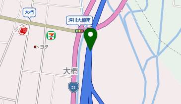 中部横断自動車道 増穂IC 上り 出口の地図画像