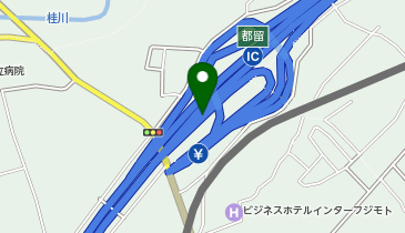 中央自動車道 都留IC 下り 入口の地図画像