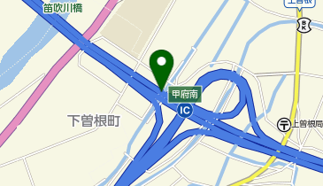 中央自動車道 甲府南IC 上り 出口の地図画像