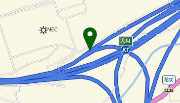 中央自動車道 大月IC 上り 出口2の地図画像