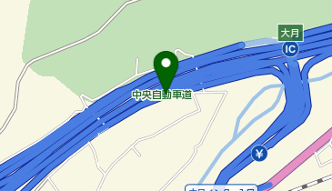 中央自動車道 大月IC 下り 入口2の地図画像