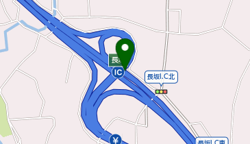 中央自動車道 長坂IC 上り 入口の地図画像