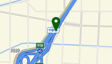 小田原厚木道路 平塚IC 下り 出口の地図画像