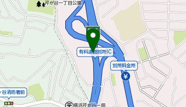 横浜横須賀道路 別所IC 上り 出口の地図画像