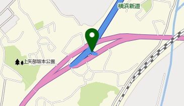 横浜新道 戸塚IC 下り 出口2の地図画像