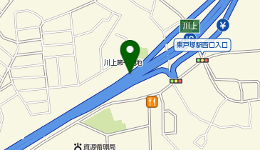 横浜新道 川上IC 上り 出口の地図画像